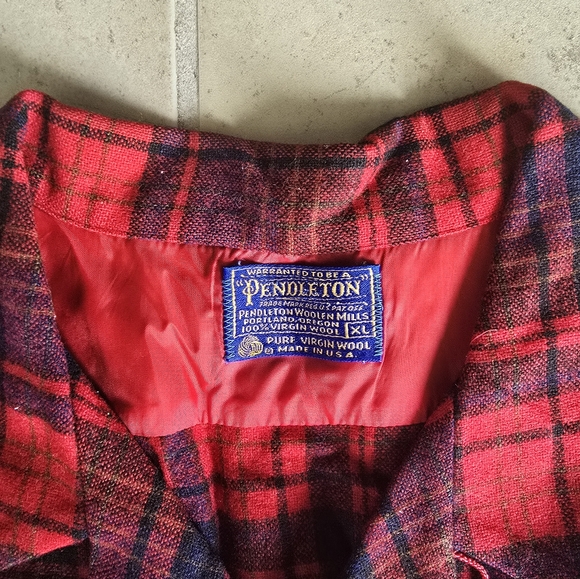 Pendleton Other - Vintage Pendleton Wool Plaid Button Down Shirt